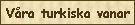 Våra turkiska vanar